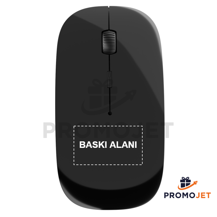 Siyah Optik Kablosuz Mouse