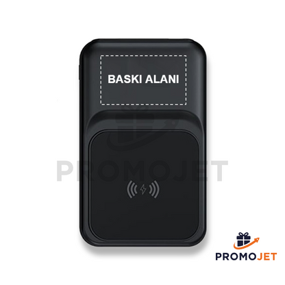Işıklı Logo Hızlı Wireless Şarj Magsafe 10000 mAh Powerbank