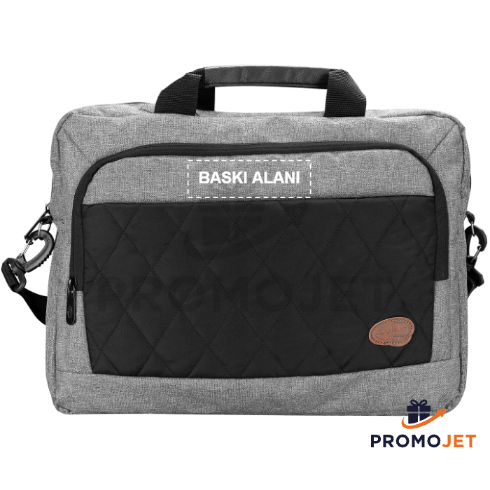 15.6 İnç Laptop Notebook Çantası - Gri/Siyah