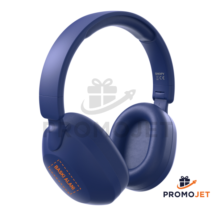 Mavi TF Kart Özellikli Bluetooth Kulaklık
