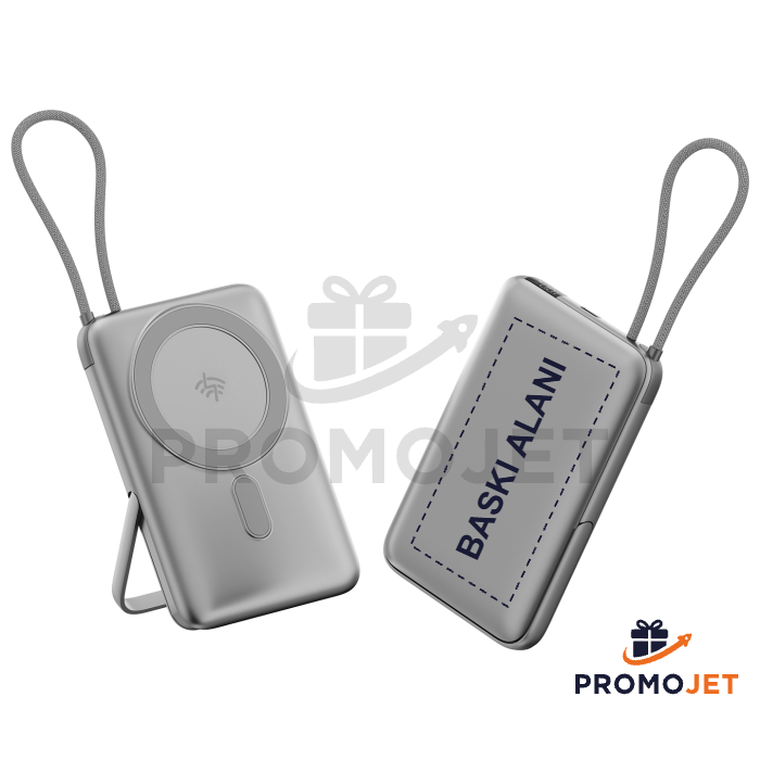 10.000 mAh Magsafe Kablosuz Hızlı Şarj Cihazı Powerbank