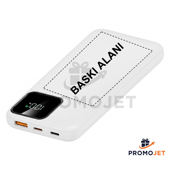 10000mAh PD 20W Hızlı Şarjlı Kablolu Powerbank