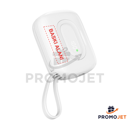 10000mAh PD 20W Hızlı Şarjlı LCD Ekranlı Powerbank