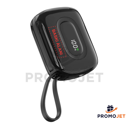 10000mAh PD 20W Hızlı Şarjlı LCD Ekranlı Taşınabilir Powerbank