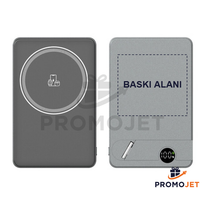 MagSafe Uyumlu 3'ü 1 Arada Kablosuz Powerbank
