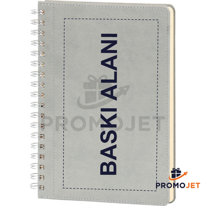 Spiralli Termo Deri Tarihsiz Defter