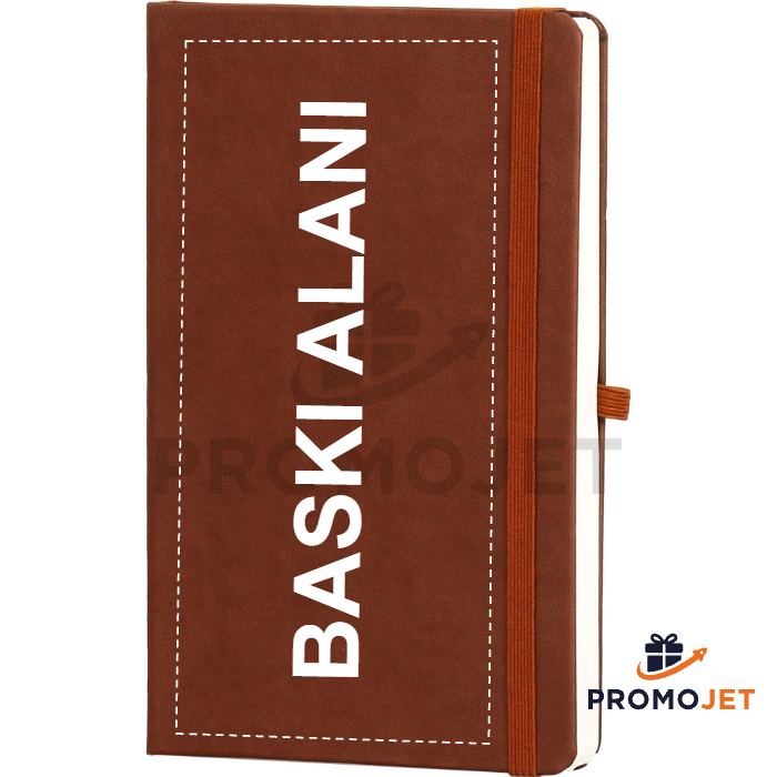 Termo Deri Kapaklı 13x21 cm Çizgili Defter
