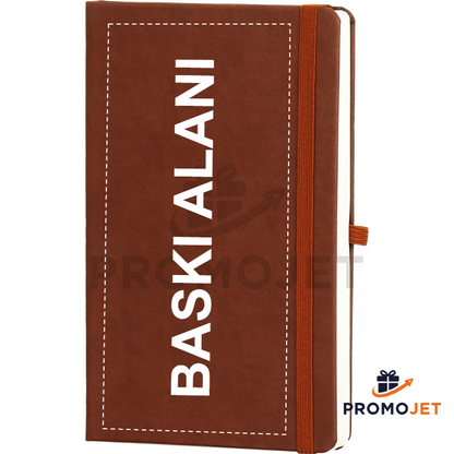 Termo Deri Kapaklı 13x21 cm Çizgili Defter