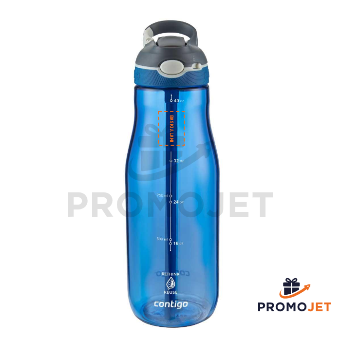 Contigo Ashland Tek El Bas İç Kapaklı Tritan Su Matarası 1200ml