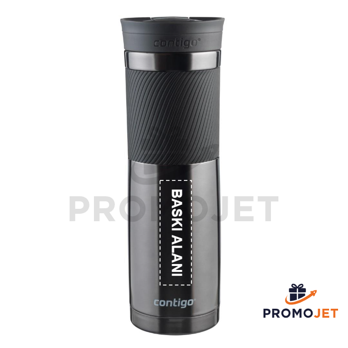 Contigo Byron Vakumlu Çelik Termos Mug 720ml Antrasit