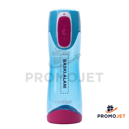 Contigo Swish Tek El Bas İç Su Matarası 500ml
