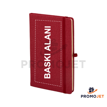 Termo Deri Kumaş Görünümlü Defter 13x21