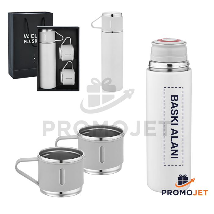 3'lü Çelik Termos Seti 500 ml