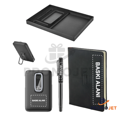 Kalem Defter ve Powerbank Hediye Seti