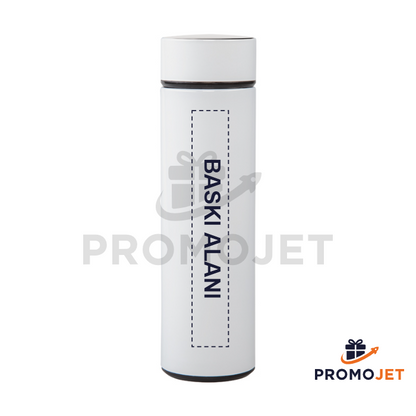 Dijital Isı Göstergeli Çelik Termos 450 ml