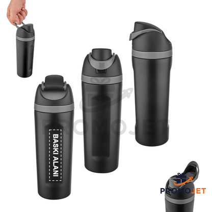 Siyah Çelik Termos 550 ml