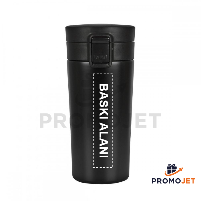 380 ML Çelik Termos - Kilitli Kapaklı Taşınabilir Mug