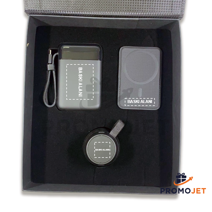 Premium Magsafe Powerbank ve Kartvizitlik Hediye Seti