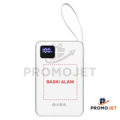 S-Link Magsafe ve Watch Destekli 10000mAh LCD Powerbank