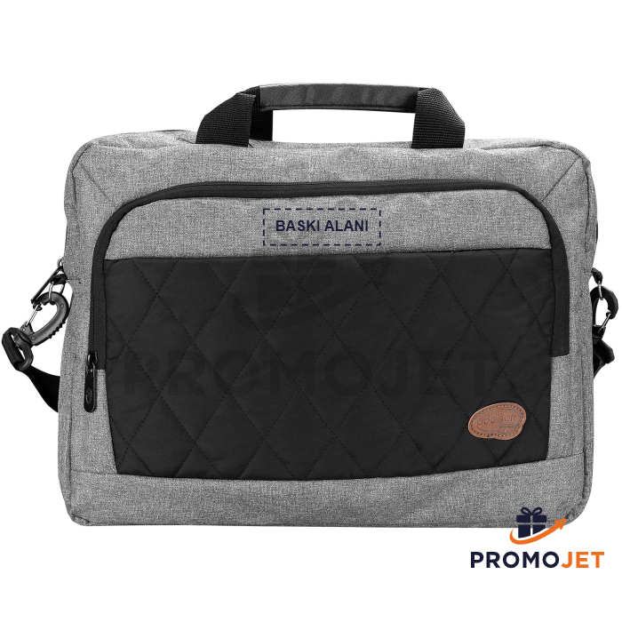 Addison 15.6 inç Gri Siyah Notebook Çantası