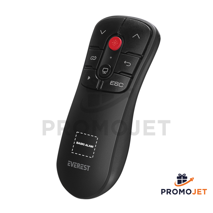 Everest Çok İşlevli USB Kırmızı Lazerli 2.4Ghz Kablosuz Sunum Cihazı