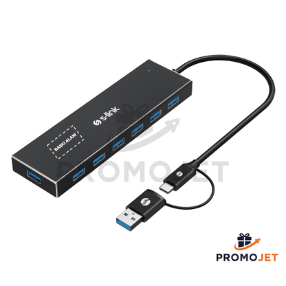 S-Link USB 3.0 7 Port Hub Çevirici Adaptör