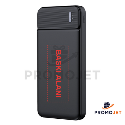 10.000 mAh Siyah Powerbank