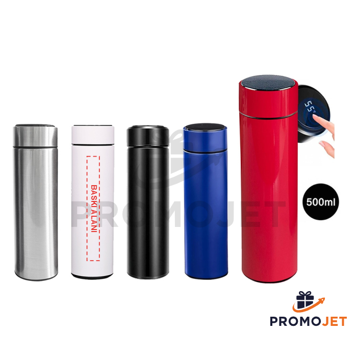 Dijital Derece Göstergeli Akıllı Termos 500 ml