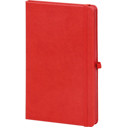 Açık Gri Termo Deri Kapaklı ve Lastikli VIP Tarihsiz Defter (13 x 21 cm)