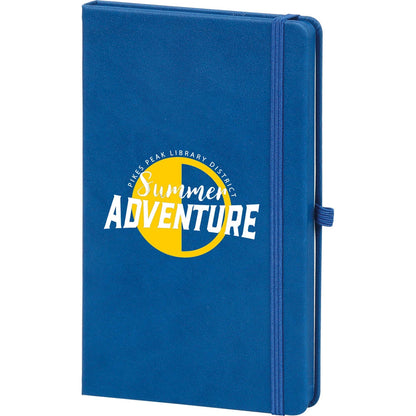 Açık Gri Termo Deri Kapaklı ve Lastikli VIP Tarihsiz Defter (13 x 21 cm)