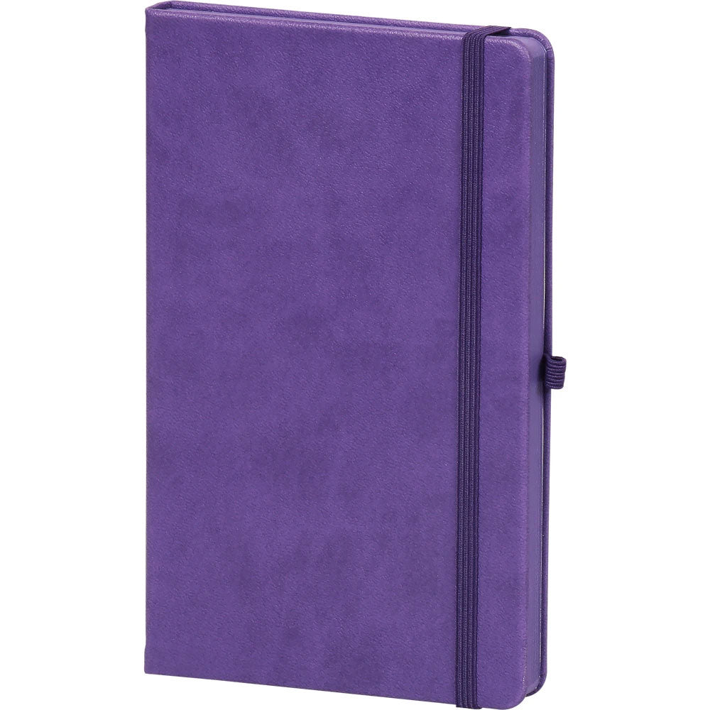 Açık Gri Termo Deri Kapaklı ve Lastikli VIP Tarihsiz Defter (13 x 21 cm)