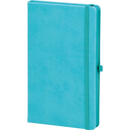 Açık Gri Termo Deri Kapaklı ve Lastikli VIP Tarihsiz Defter (13 x 21 cm)