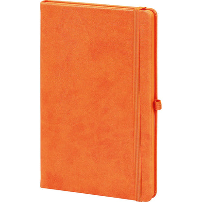 Açık Gri Termo Deri Kapaklı ve Lastikli VIP Tarihsiz Defter (13 x 21 cm)
