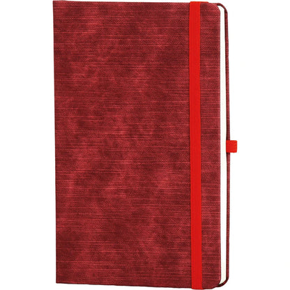 Kare Dokulu Termo Deri Kapaklı ve Lastikli VIP Tarihsiz Defter (13 x 21 cm)