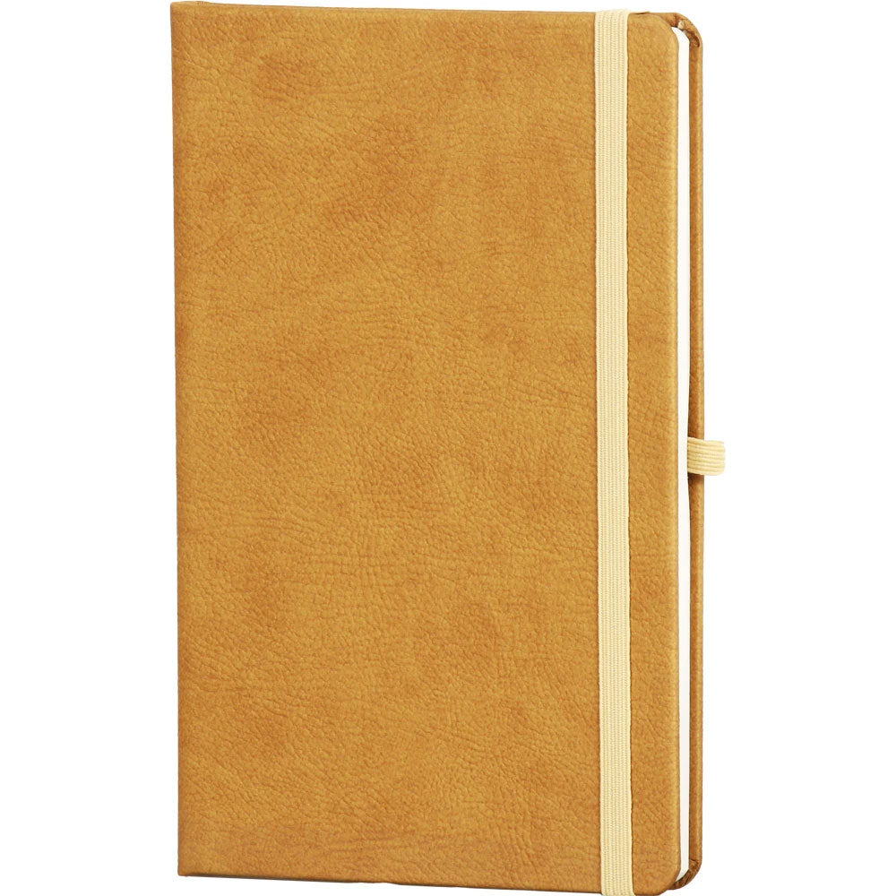 Kare Dokulu Termo Deri Kapaklı ve Lastikli VIP Tarihsiz Defter (13 x 21 cm)