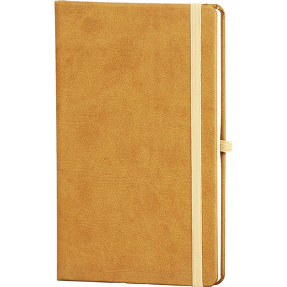 Kare Dokulu Termo Deri Kapaklı ve Lastikli VIP Tarihsiz Defter (13 x 21 cm)