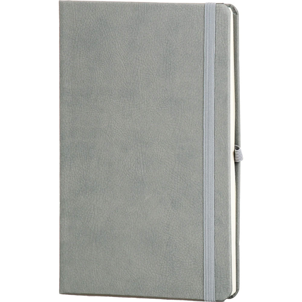 Kare Dokulu Termo Deri Kapaklı ve Lastikli VIP Tarihsiz Defter (13 x 21 cm)