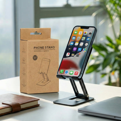 Çift Eksenli Katlanabilir Metal Akıllı Telefon Standı