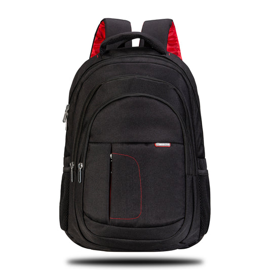 Milano Siyah Laptop Çantası – 15.6" Ortopedik Sırt Destekli ve Suya Dayanıklı WTX-Pro