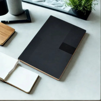 14 x 21 cm Termo Deri Sert Kapaklı Tarihsiz Defter