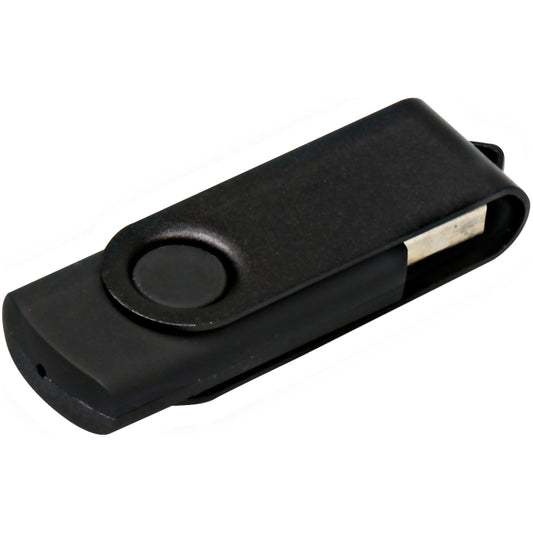 Siyah Döner Kapaklı USB Bellek 32 GB