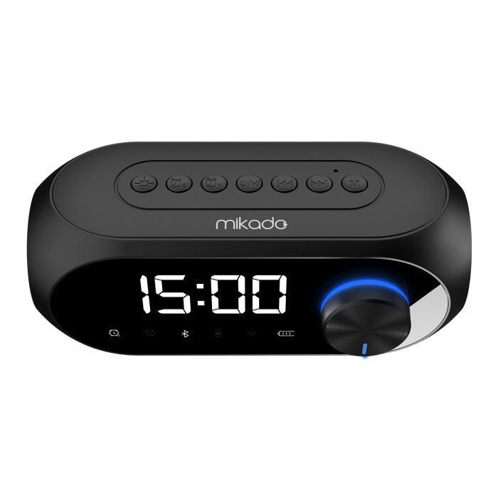 Mikado Bluetooth Hoparlör ve Alarmlı Masa Saati