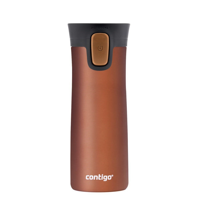 Contigo Pinnacle Vakumlu Çelik Termos Mug 420ml Kahverengi