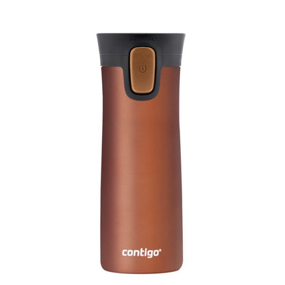 Contigo Pinnacle Vakumlu Çelik Termos Mug 420ml Kahverengi