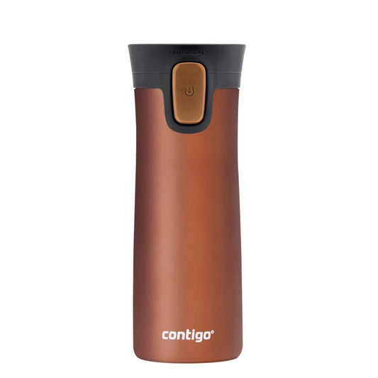 Contigo Pinnacle Vakumlu Çelik Termos Mug 420ml Kahverengi