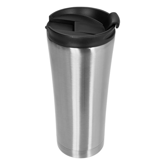 Gümüş Paslanmaz Çelik Termos Kupa 450 ml