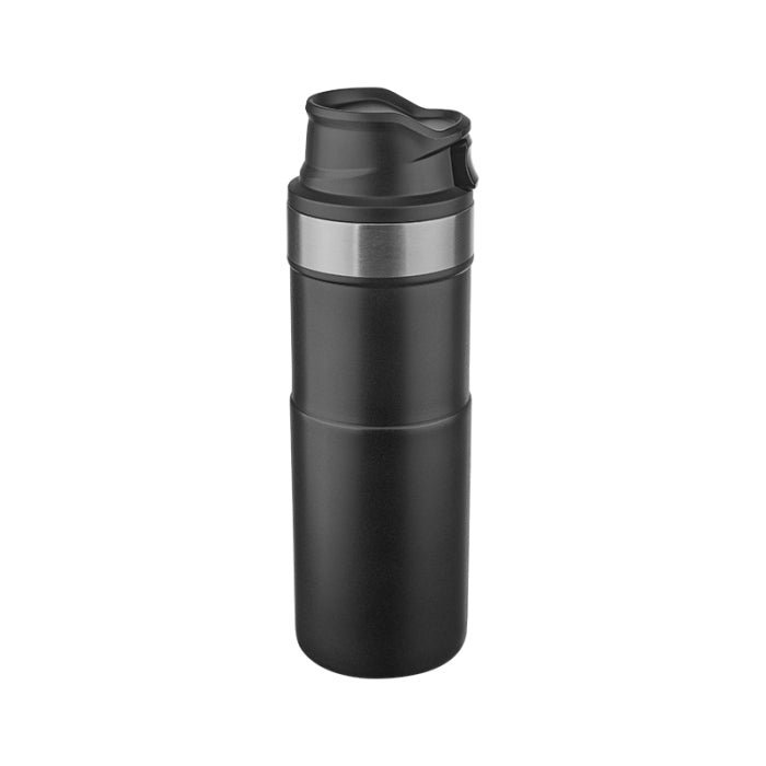 Siyah Çelik Termos 400 ml