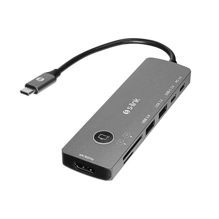 HDMI 7 in 1 Type-C Hub Adaptör