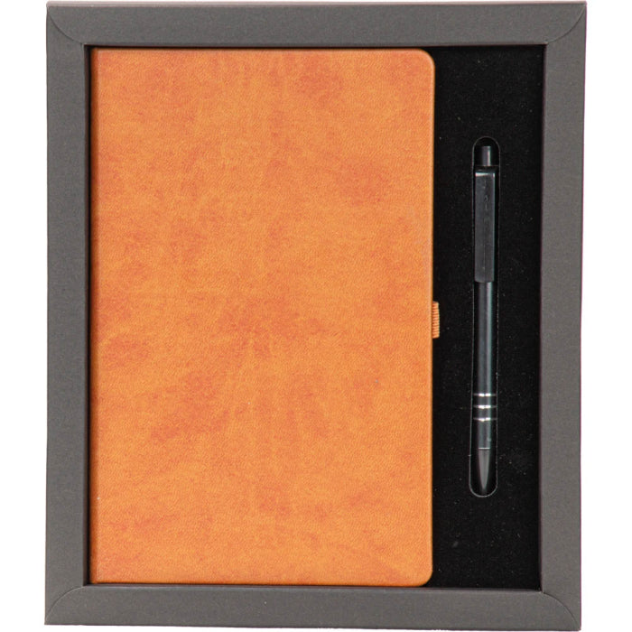 Termo Deri Defter ve Metal Kalem Hediye Seti