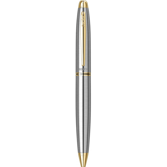 Scrikss Gold Krom Tükenmez Kalem